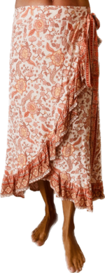 Persia Maxi Wrap Skirt